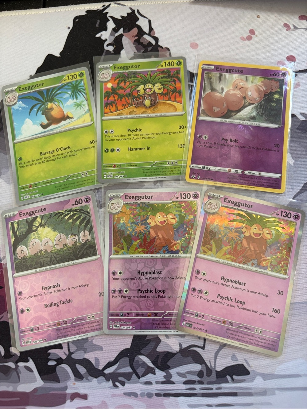 Exeggcute & Exeggutor Pokémon Evolution Lot | 6 Holo Reverse Holo Cards ✨5/$25✨